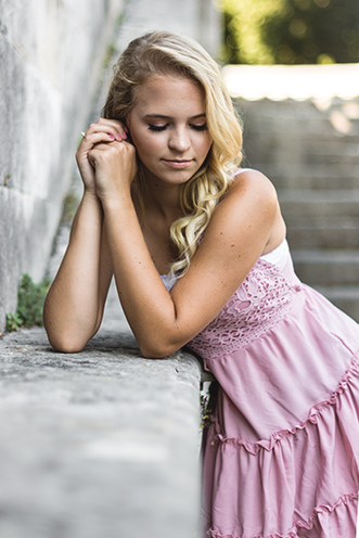 # Ulisse Albiati Photographer: romantic model in a location shooting, dressed in summer clothes. Cathedral of San Miniato al Monte in Florence, Tuscany.