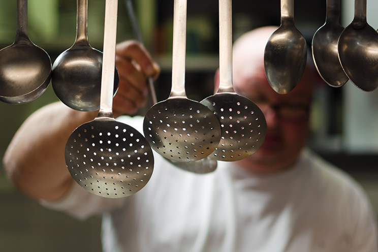 # ulisse albiati food photographer: a genuine chef, professional cook and tradesman, head and director of a real kitchen. Il Gambero Pazzo restaurant in Lastra a Signa, Tuscany.