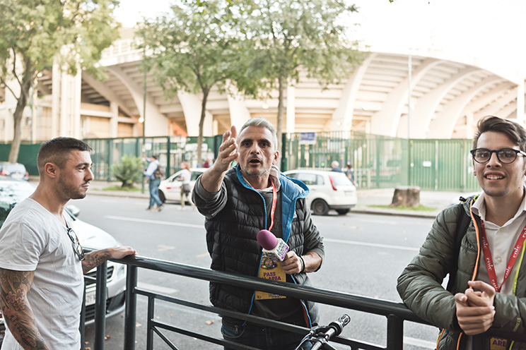 # Ulisse Albiati Sport Photographer: the municipal stadium of Florence was designed in 1929 by the engineers Nervi and Mellucci on the initiative of the Marquis Ridolfi da Verrazzano and started in 1930 on the area where the disused Campo di Marte aerodrome stood, under the supervision of the architect Giuntoli.