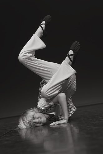 # Ulisse Albiati Photographer: B-boying is a free style, a highly improvisational dance but based on cyclic movement patterns. Danse Arlequin, Rifredi theatre in Florence, Tuscany.