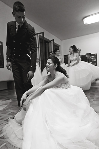 # Ulisse Albiati Photographer: debutante ball generally requires prior instructions of social etiquette and an appropriate moral. Debutante ball, Italian Air Force theater in Florence, Tuscany.