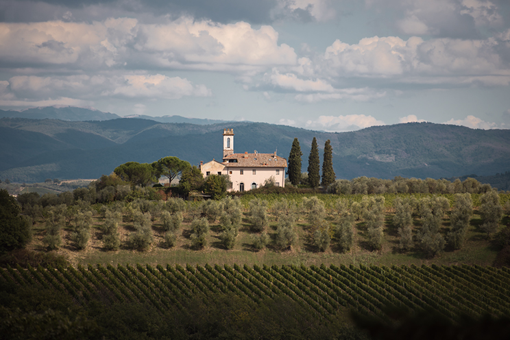 CEREMONY: # A picturesque church in Chiantishire.